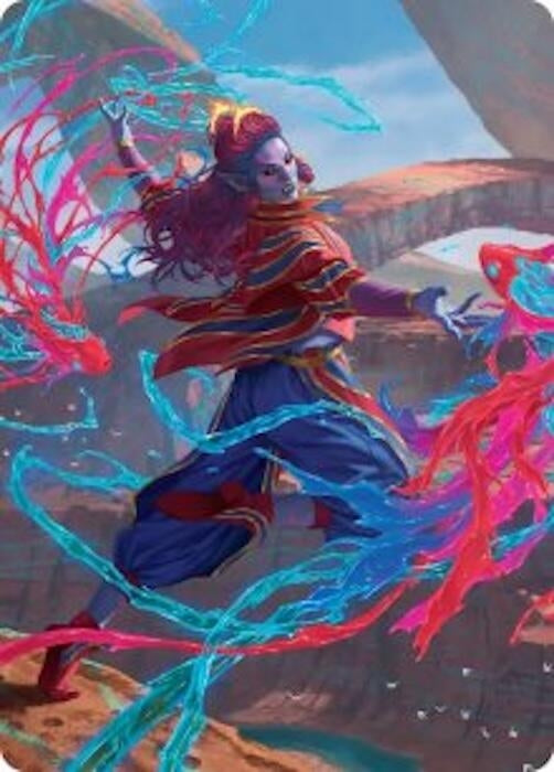 Image for Rootha, Mastering the Moment Art Card (Art Series: Secrets of Strixhaven) (34) (ASSOS) - Magic: The Gathering