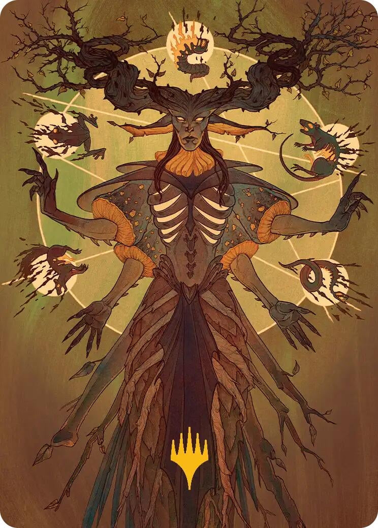 Image for Culling Ritual Art Card (Gold-Stamped Planeswalker Symbol) (Art Series: Secrets of Strixhaven) (48) (ASSOS) - Magic: The Gathering