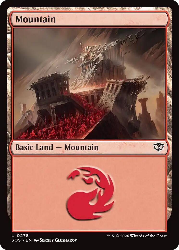 Image for Mountain (0278) (Secrets of Strixhaven) (278) - Magic: The Gathering