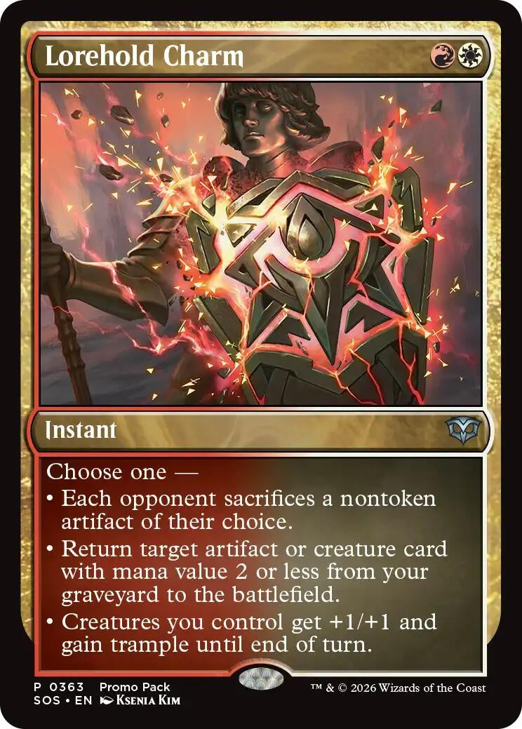Image for Lorehold Charm (Promo Pack: Secrets of Strixhaven) (363) - Magic: The Gathering