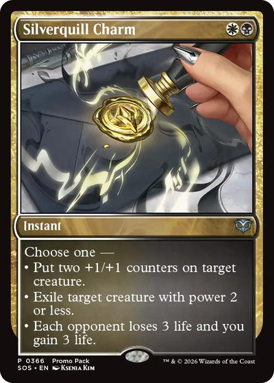 Silverquill Charm (Promo Pack: Secrets of Strixhaven) (365)