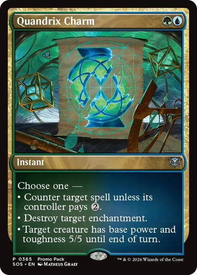 Quandrix Charm (Promo Pack: Secrets of Strixhaven) (365)