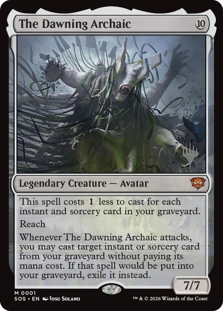 Image for The Dawning Archaic (Promo Pack: Secrets of Strixhaven) (1) - Magic: The Gathering