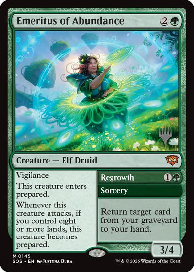 Emeritus of Abundance (Promo Pack: Secrets of Strixhaven) (145)