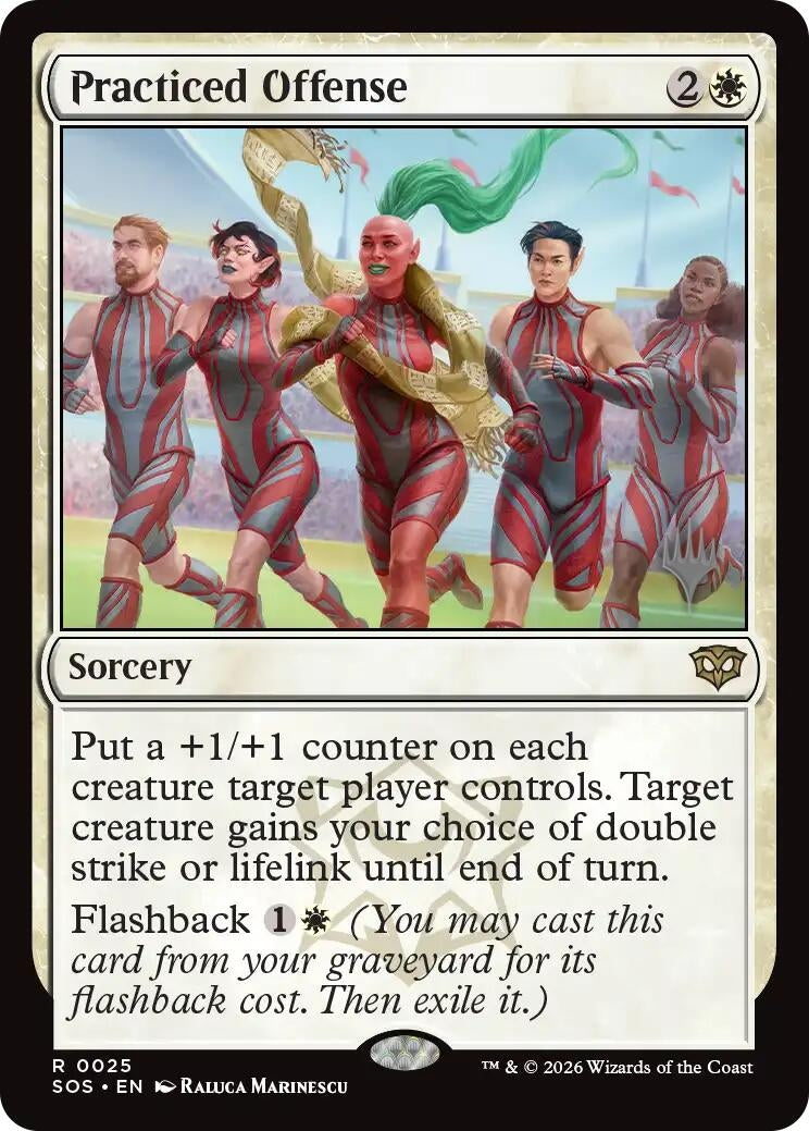 Practiced Offense (Promo Pack: Secrets of Strixhaven) (25)