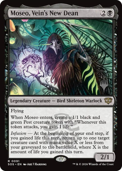 Moseo, Vein's New Dean (Promo Pack: Secrets of Strixhaven) (91)