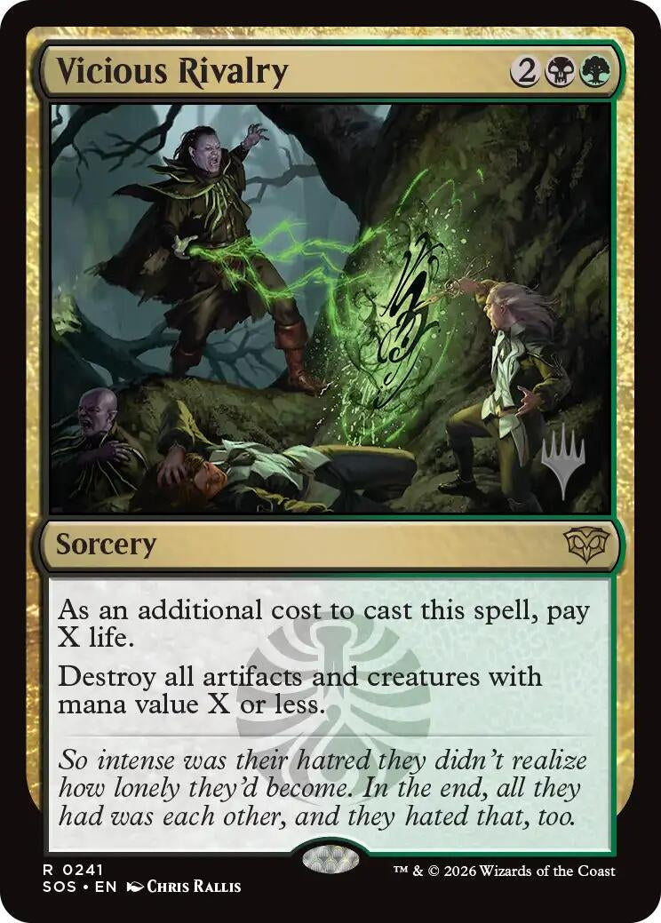 Image for Vicious Rivalry (Promo Pack: Secrets of Strixhaven) (241) (PPSOS) - Magic: The Gathering