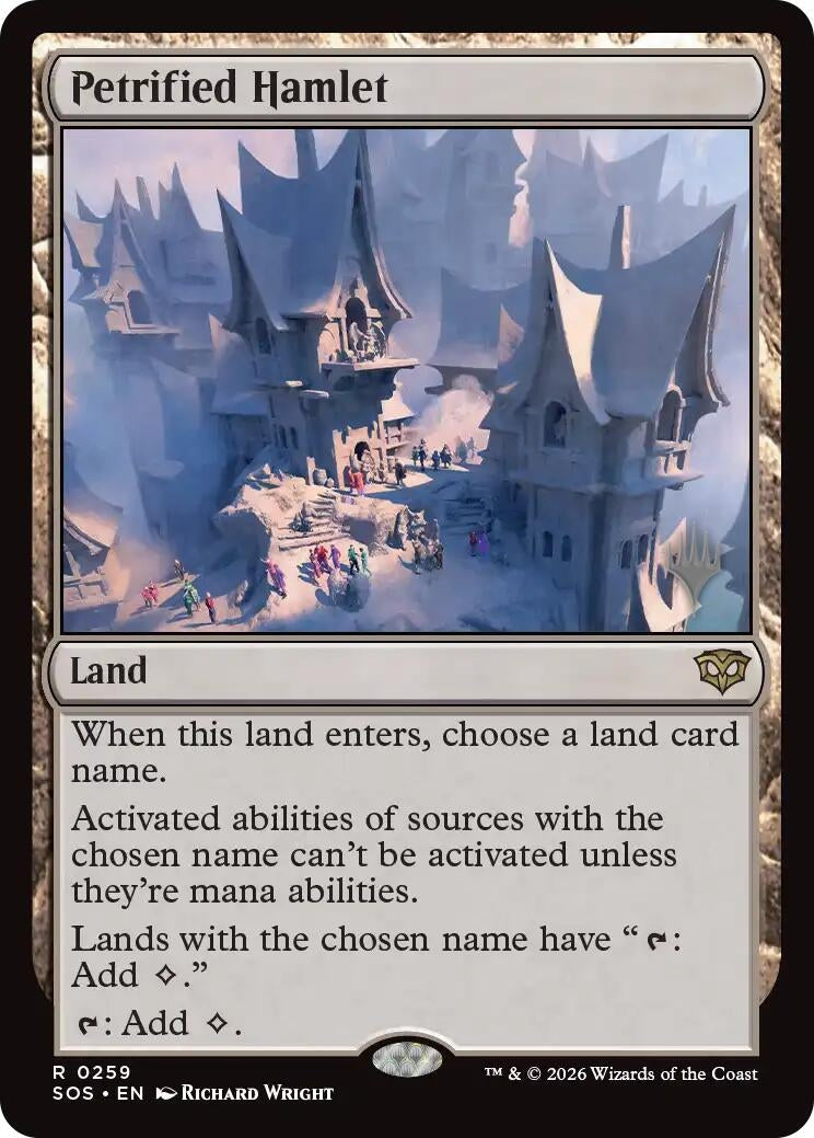 Image for Petrified Hamlet (Promo Pack: Secrets of Strixhaven) (259) (PPSOS) - Magic: The Gathering
