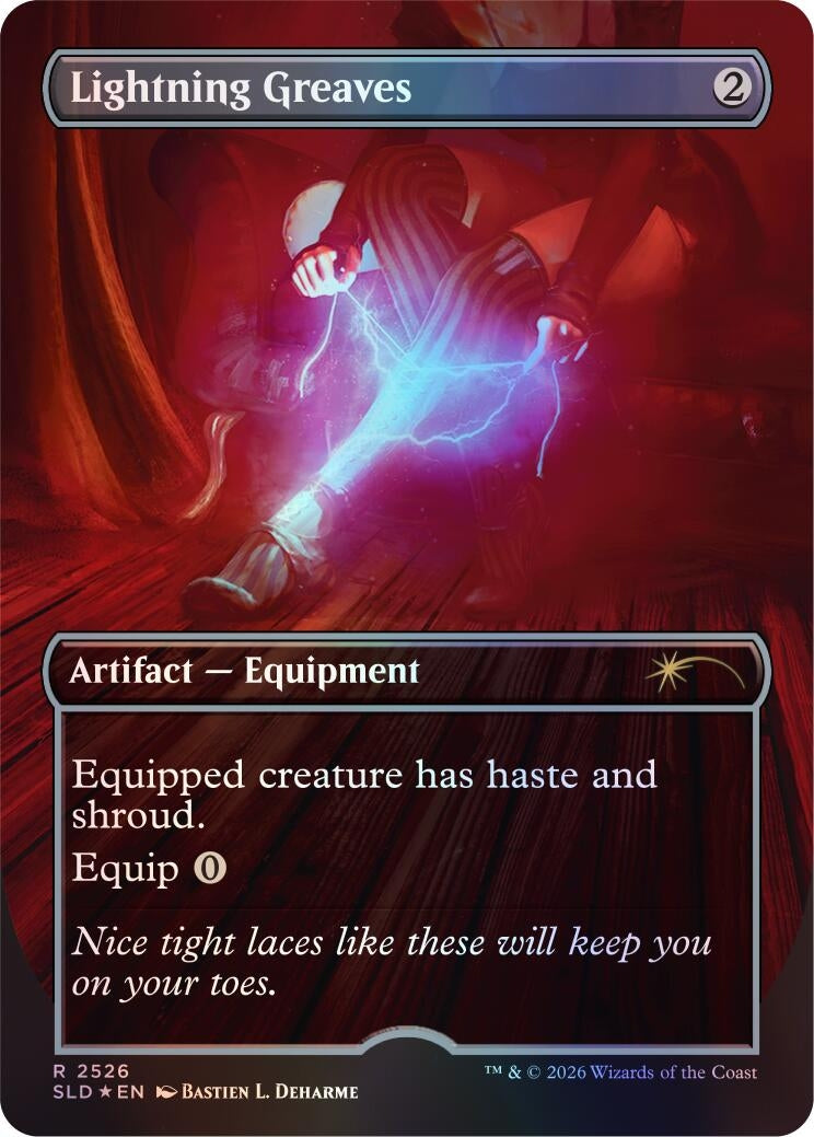 Image for Lightning Greaves (2526) (Secret Lair Drop Series) (2526) (SLD) - Magic: The Gathering