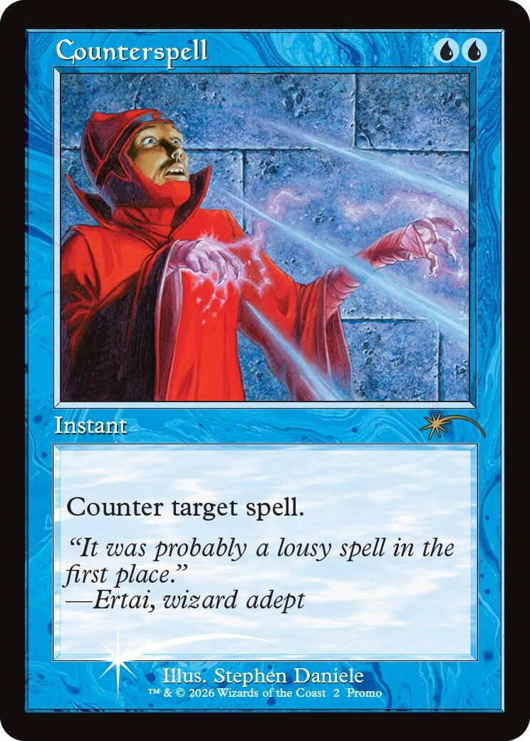 Image for Counterspell (Retro Frame) (MagicFest Cards) (2) (MFP) - Magic: The Gathering