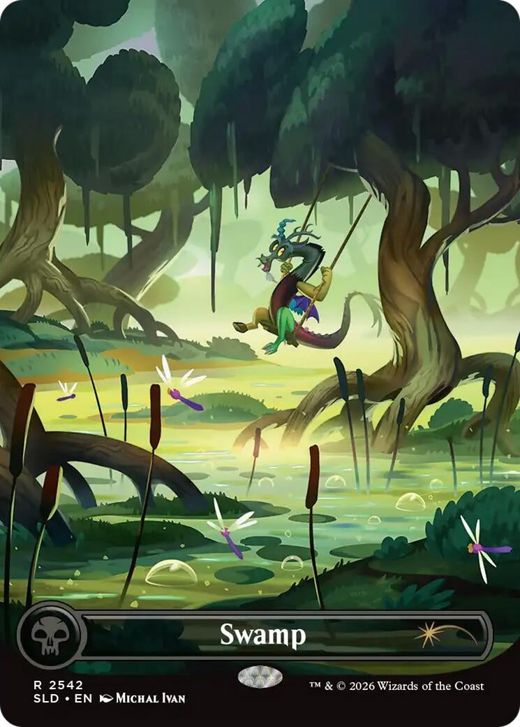 Image for Swamp (2542) (Secret Lair Drop Series) (2542) (SLD) - Magic: The Gathering