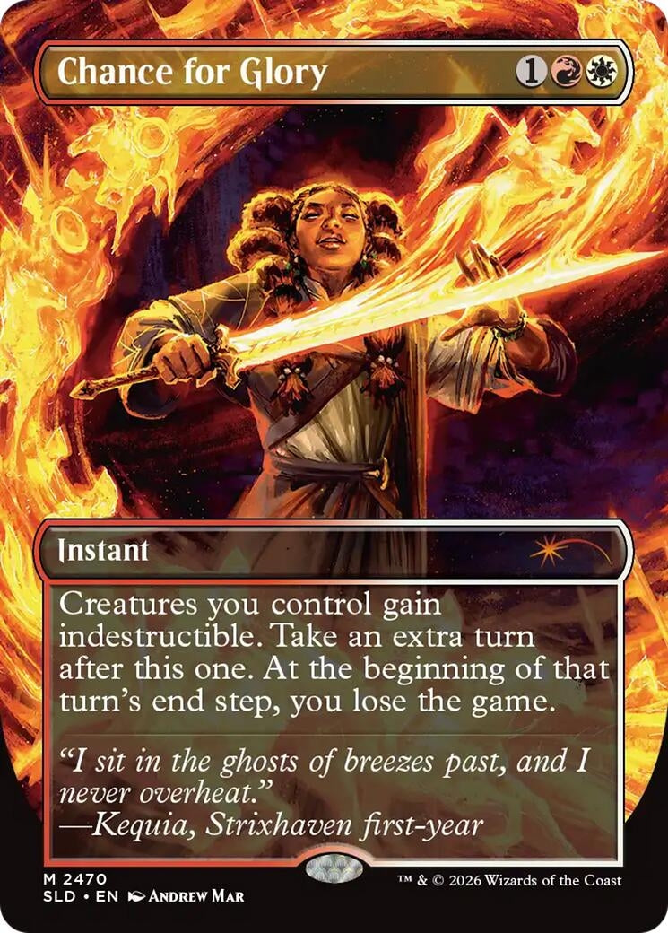 Image for Chance for Glory (Secret Lair Drop Series) (2470) (SLD) - Magic: The Gathering