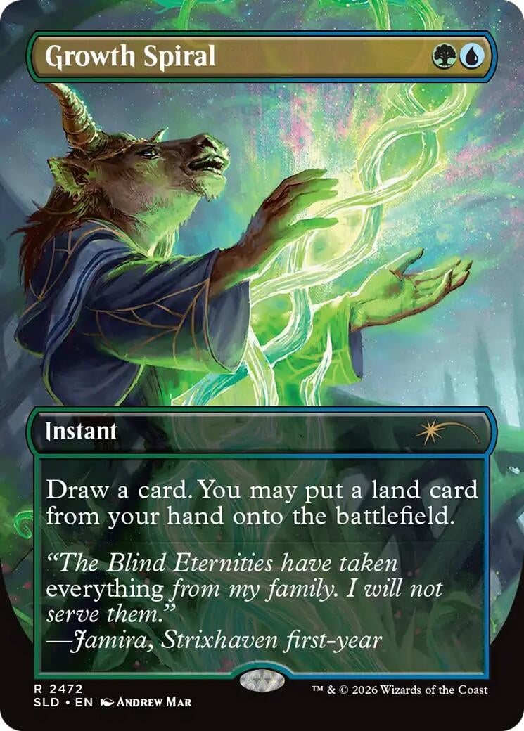 Image for Growth Spiral (2472) (Secret Lair Drop Series) (2472) (SLD) - Magic: The Gathering