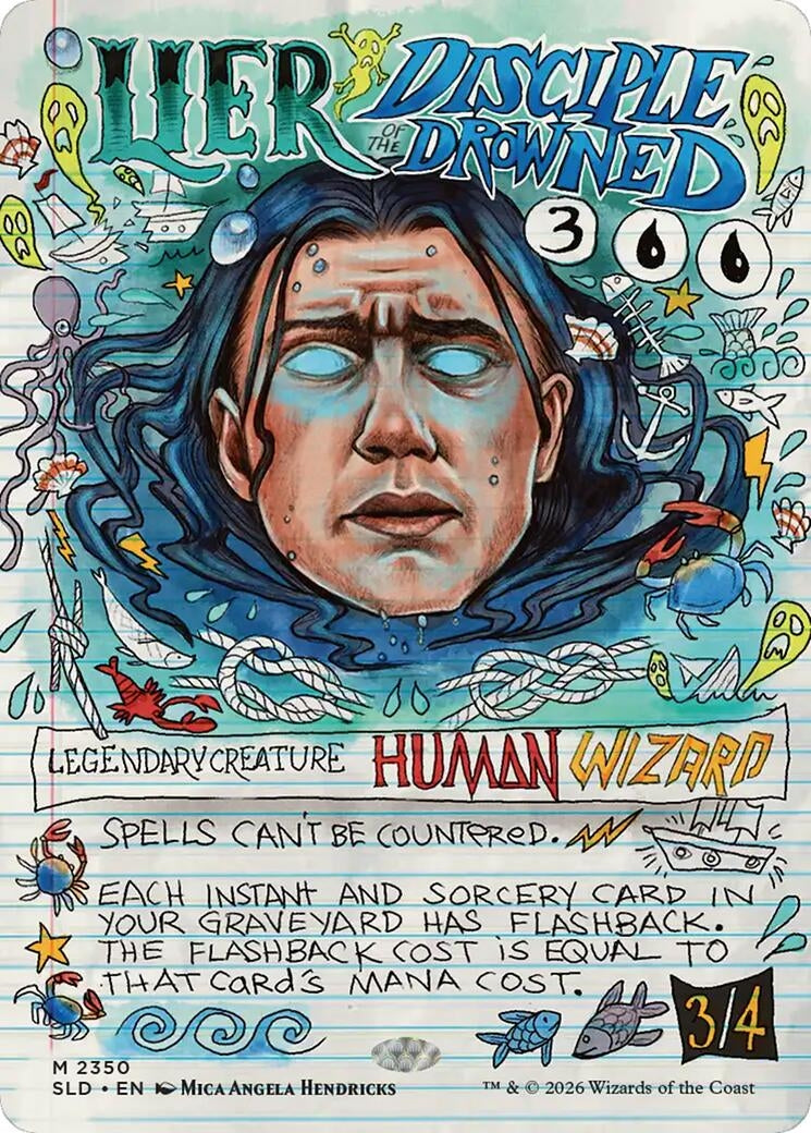 Image for Lier, Disciple of the Drowned (Secret Lair Drop Series) (2350) (SLD) - Magic: The Gathering