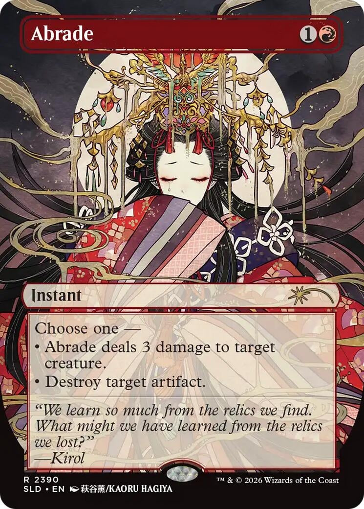 Image for Abrade (2390) (Secret Lair Drop Series) (2390) (SLD) - Magic: The Gathering