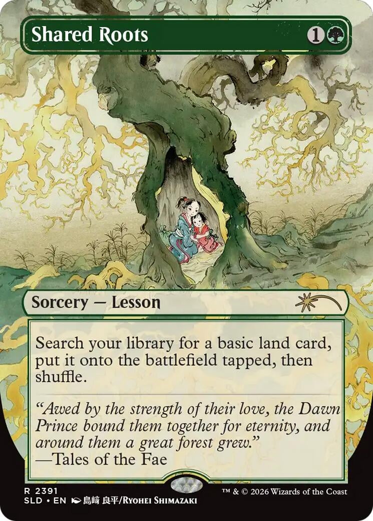 Image for Shared Roots (Secret Lair Drop Series) (2391) (SLD) - Magic: The Gathering