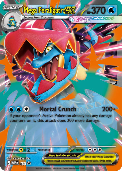 Mega Feraligatr ex - 036 (ME: Mega Evolution Promo) (036)