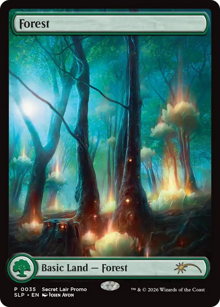 Image for Forest (0035) (Secret Lair Showdown) (35) (SLP) - Magic: The Gathering