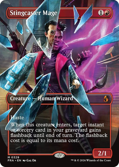 Stingcaster Mage (Borderless) (0329) (Reality Fracture) (329) (FRA)