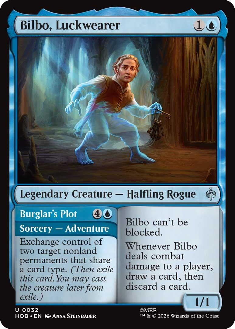 Image for Bilbo, Luckwearer (The Hobbit) (32) (HOB) - Magic: The Gathering