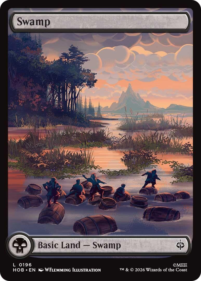 Image for Swamp (0196) (The Hobbit) (196) (HOB) - Magic: The Gathering
