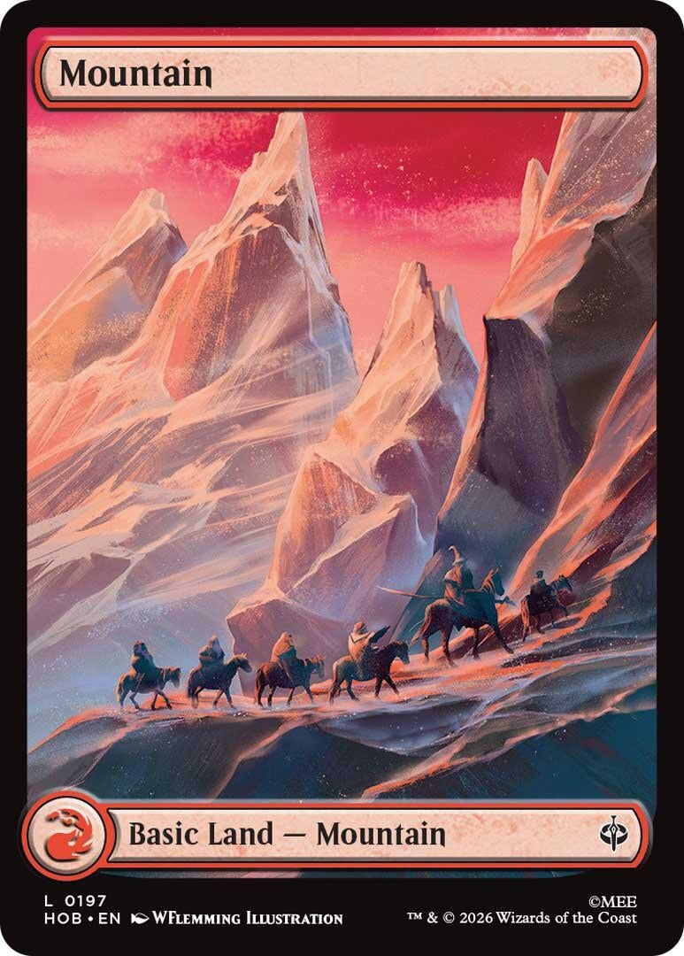 Image for Mountain (0197) (The Hobbit) (197) (HOB) - Magic: The Gathering