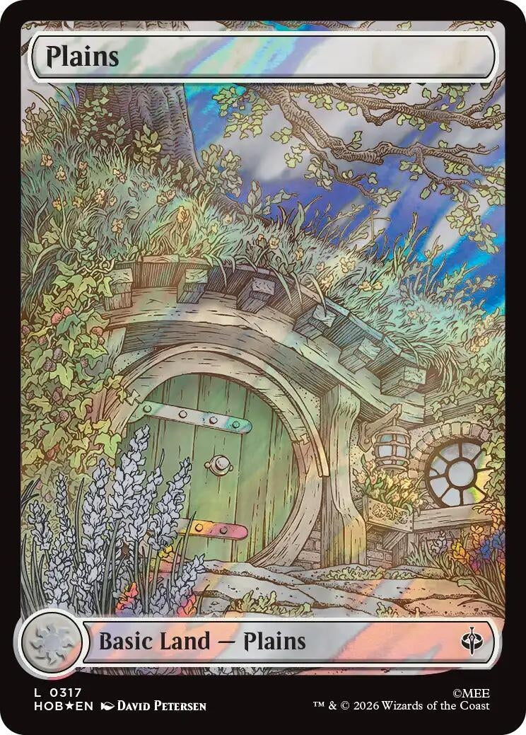 Image for Plains (0317) (Surge Foil) (The Hobbit) (317) (HOB) - Magic: The Gathering