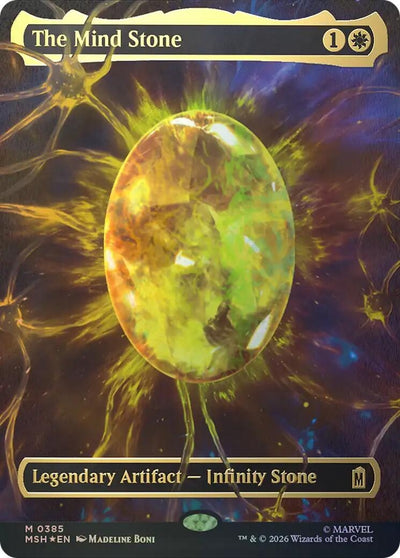 The Mind Stone (Borderless) (Cosmic Foil) (Marvel Super Heroes) (385)