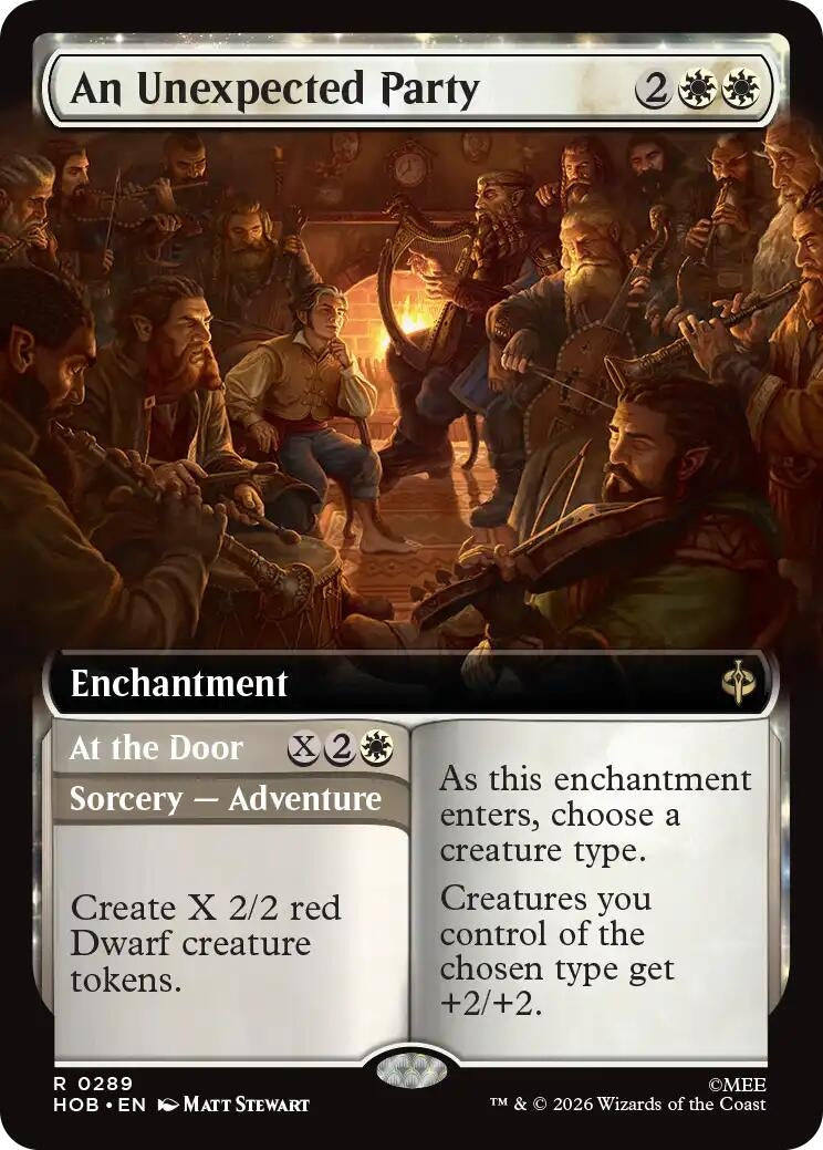 Image for An Unexpected Party (Extended Art) (The Hobbit) (289) (HOB) - Magic: The Gathering