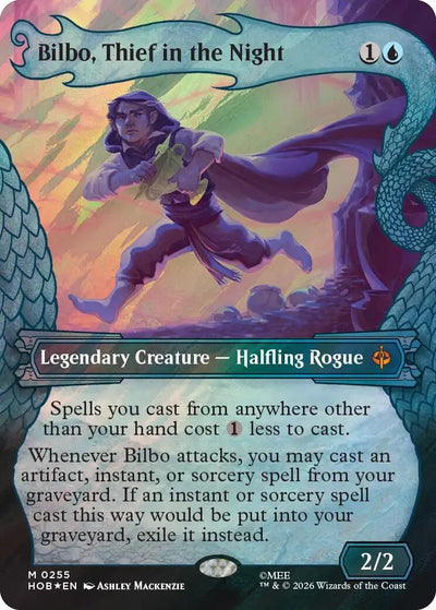 Bilbo, Thief in the Night (Showcase) (Surge Foil) (The Hobbit) (255) (HOB)