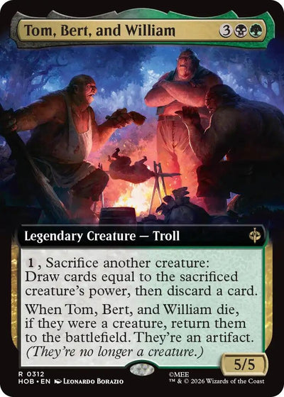 Tom, Bert, and William (Extended Art) (The Hobbit) (312) (HOB)