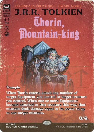 Thorin, Mountain-king (Borderless) (The Hobbit) (243) (HOB)