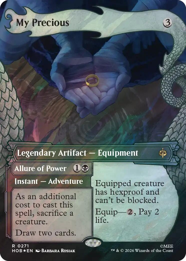 Image for My Precious (Showcase) (Surge Foil) (The Hobbit) (271) (HOB) - Magic: The Gathering