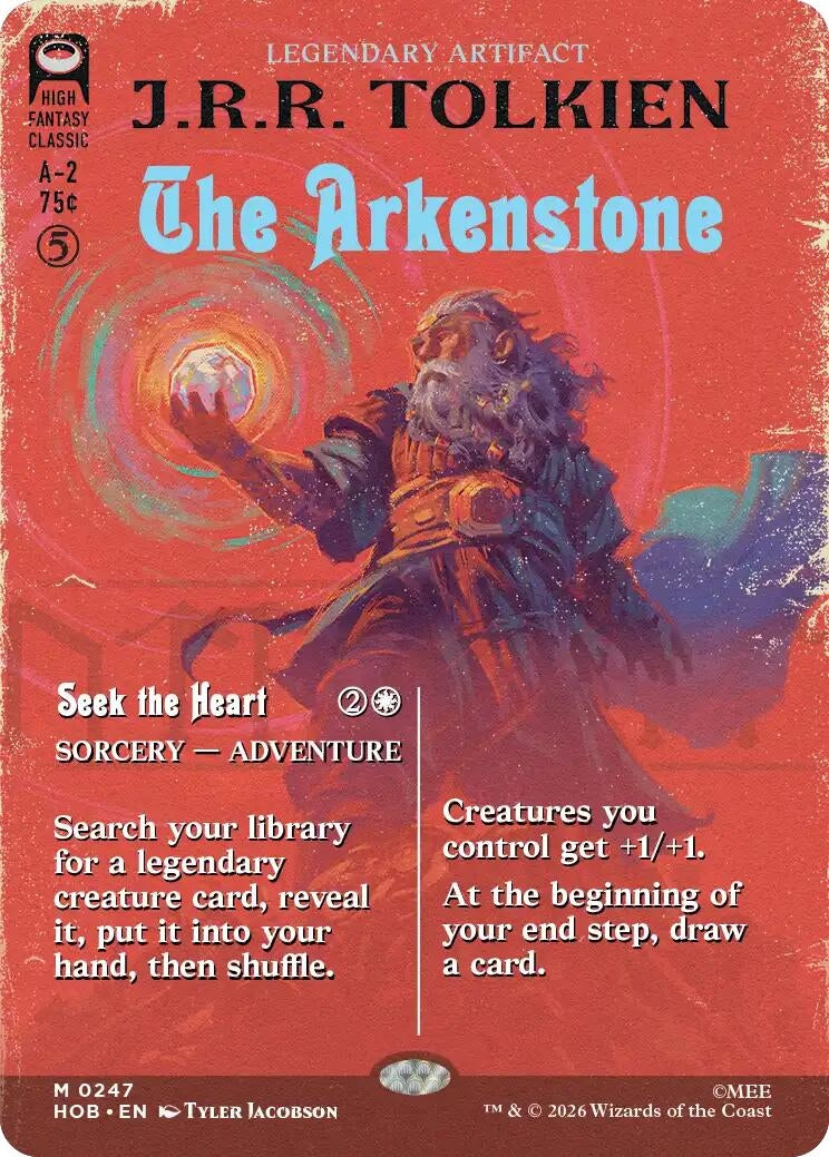 Image for The Arkenstone (Borderless) (The Hobbit) (247) (HOB) - Magic: The Gathering