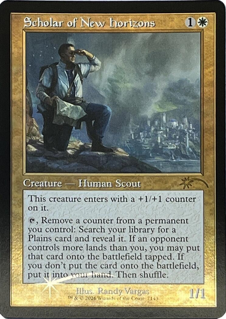 Image for Scholar of New Horizons (Retro Frame) (Secret Lair Drop Series) (7143) (SLD) - Magic: The Gathering