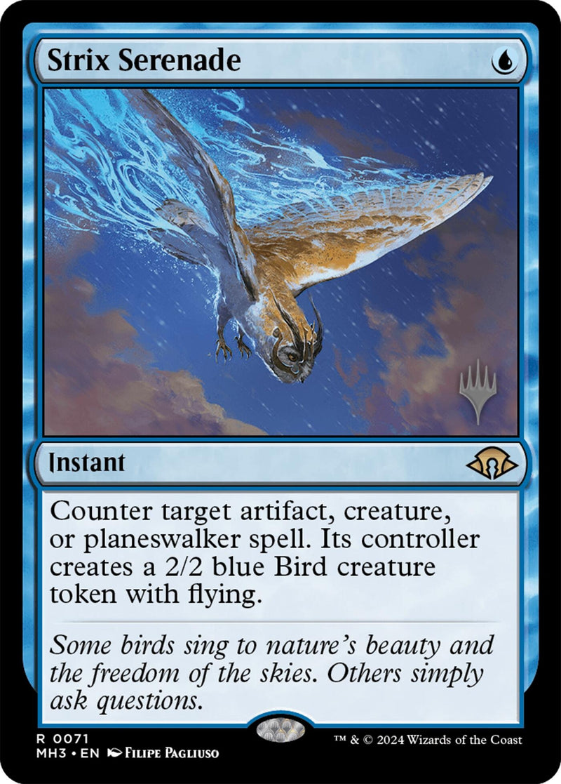 Image for Strix Serenade (Promo Pack: Secrets of Strixhaven) (71) (PPSOS) - Magic: The Gathering