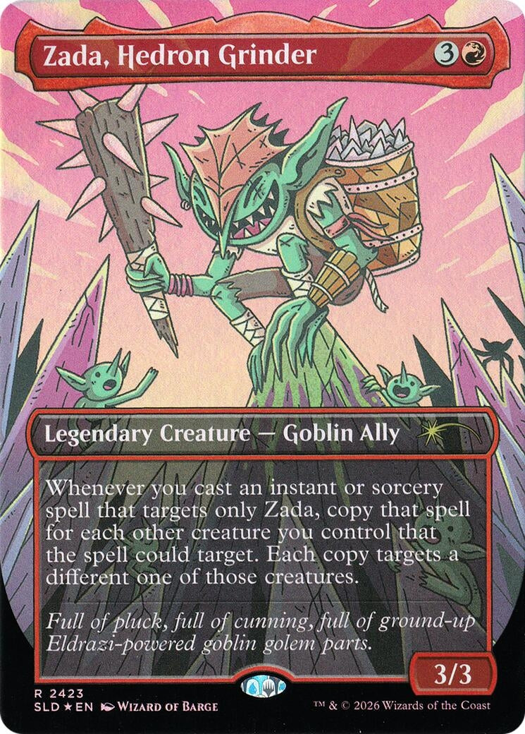 Image for Zada, Hedron Grinder (Display Commander) - Thick Stock (Secret Lair Drop Series) (2423) (SLD) - Magic: The Gathering
