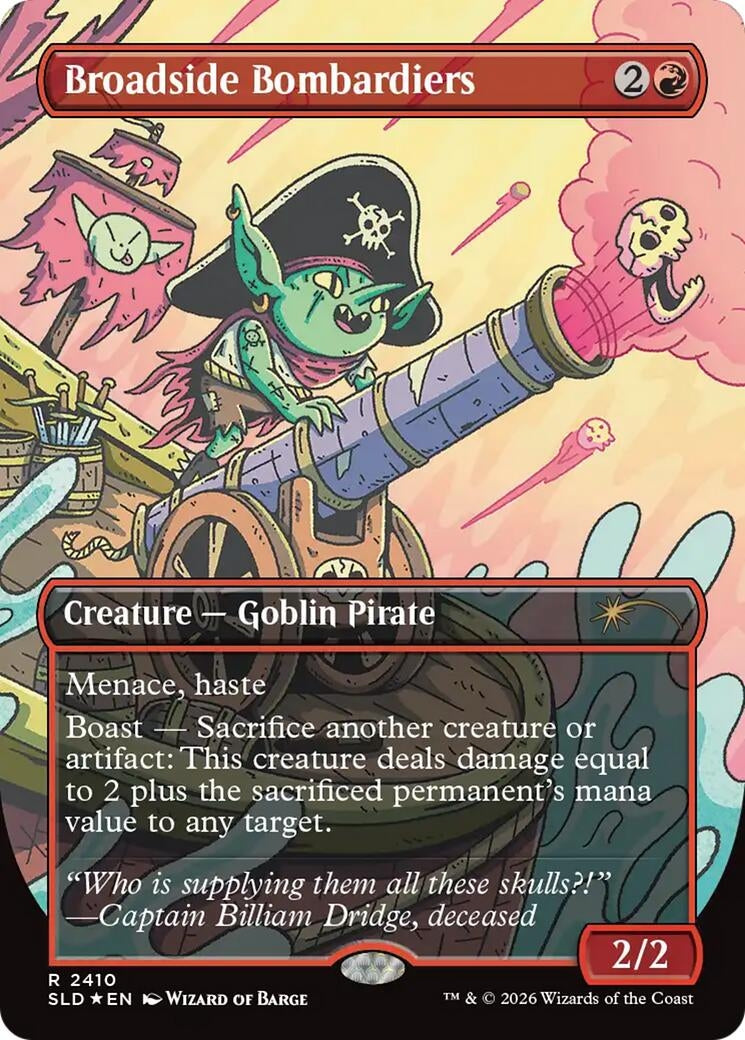 Image for Broadside Bombardiers (Secret Lair Drop Series) (2410) (SLD) - Magic: The Gathering