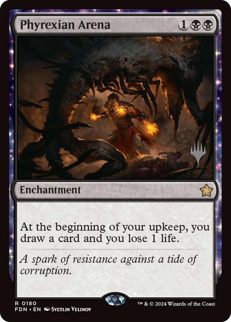 Image for Phyrexian Arena (Promo Pack: Secrets of Strixhaven) (180) (PPSOS) - Magic: The Gathering