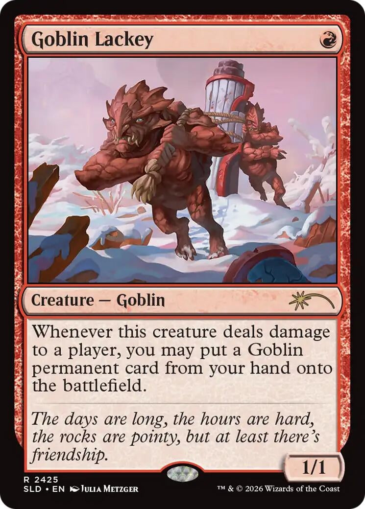 Image for Goblin Lackey (2425) (Secret Lair Drop Series) (2425) (SLD) - Magic: The Gathering