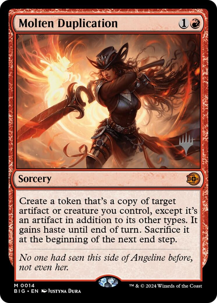 Image for Molten Duplication (Promo Pack: Secrets of Strixhaven) (14) (PPSOS) - Magic: The Gathering