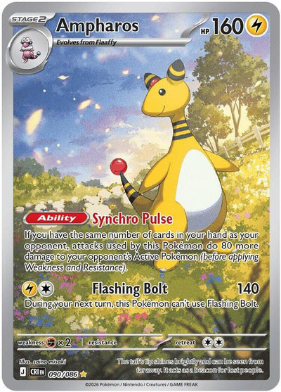 Ampharos (ME04: Chaos Rising) (090/086)