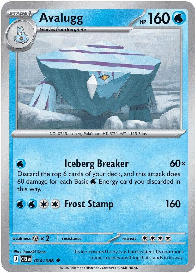 Avalugg (ME04: Chaos Rising) (024/086)