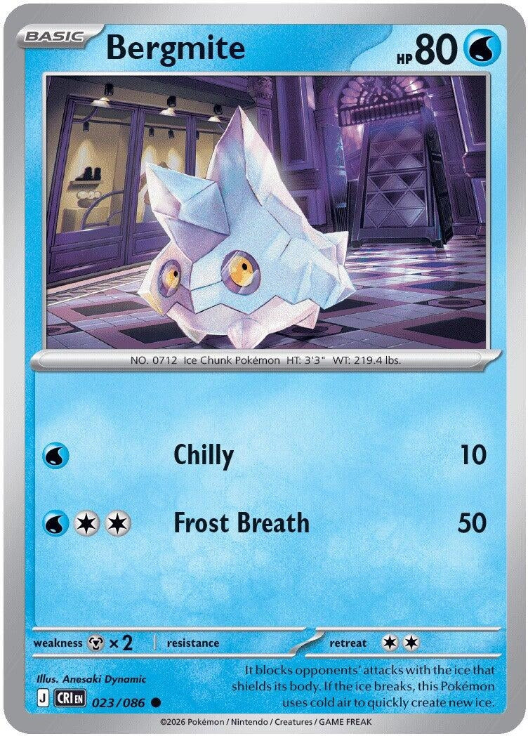 Bergmite (ME04: Chaos Rising) (023/086)
