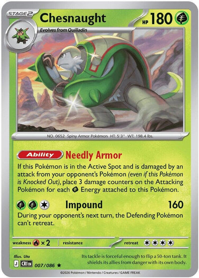 Chesnaught (ME04: Chaos Rising) (007/086)