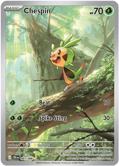 Chespin (ME04: Chaos Rising) (087/086)
