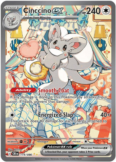 Cinccino ex (ME04: Chaos Rising) (119/086)