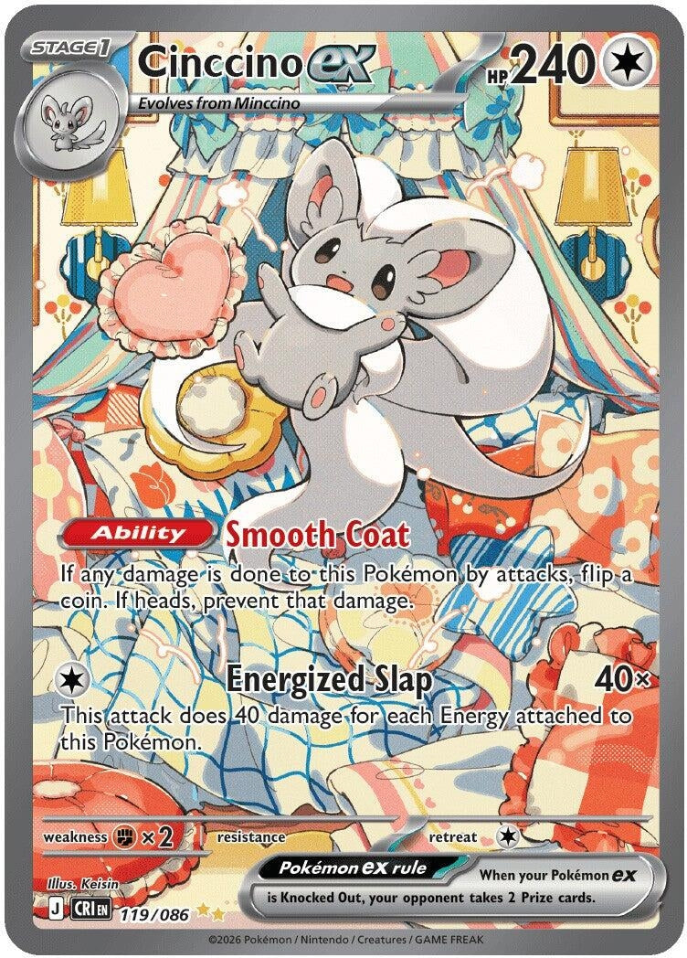 Cinccino ex (ME04: Chaos Rising) (119/086)