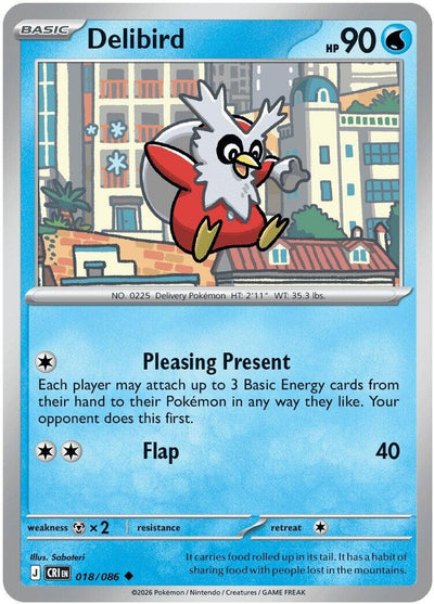 Delibird (ME04: Chaos Rising) (018/086)
