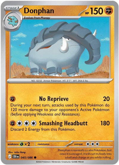 Donphan (ME04: Chaos Rising) (045/086)